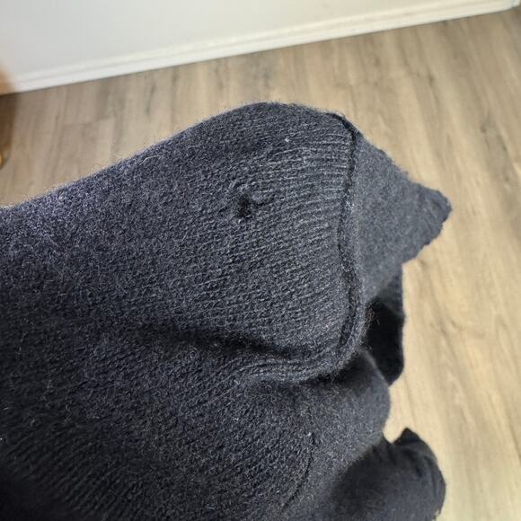 J.Crew Dream Cardigan Sweater WMNS XS Black V-Neck Button Up Wool-Cashmere Blend - Picture 6 of 10